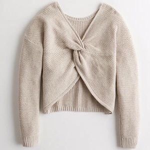 Hollister reversible twist sweater